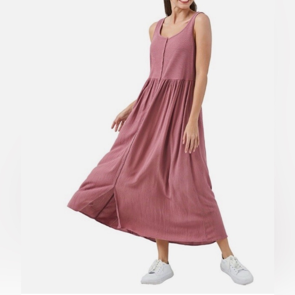 Frye Ladies Button Front Midi Dress Size large